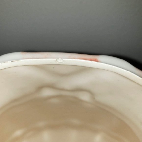 Vintage Takahashi Glass Eyed Girl Cookie Jar Country Doll Flower Basket … - Picture 10 of 13